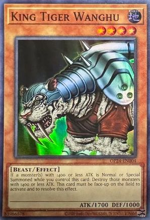 Image of King Tiger Wanghu [OP24-EN004] Super Rare