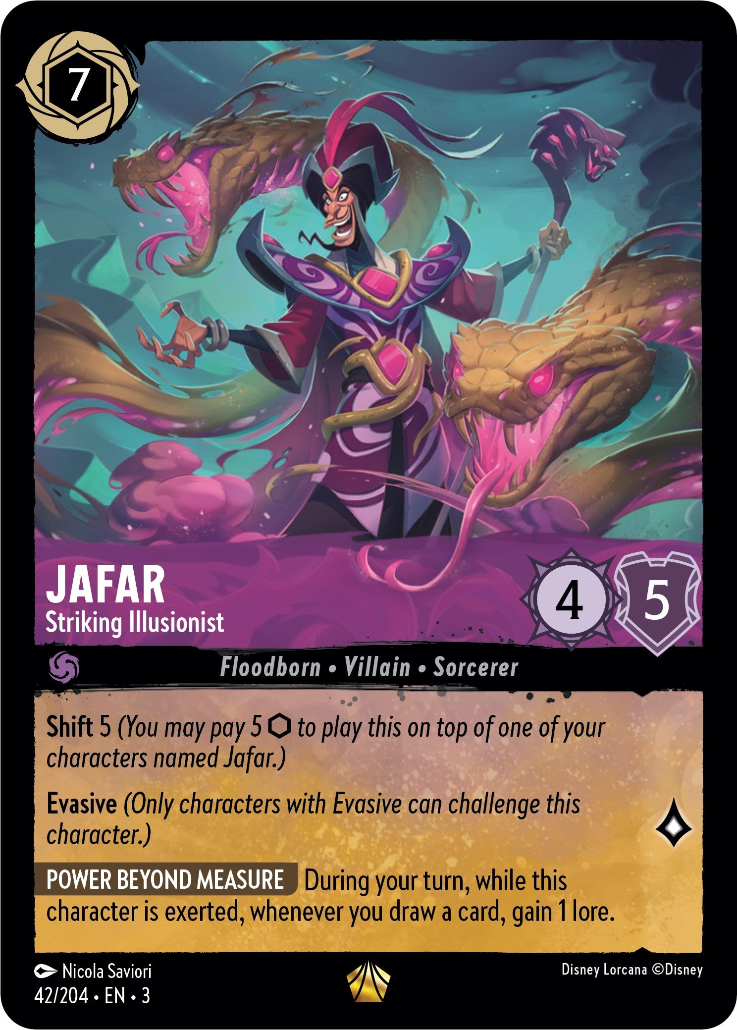 Image of Jafar - Striking Illusionist (42/204) [Into the Inklands]