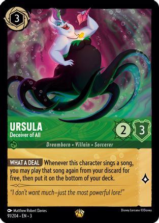 Ursula - Deceiver of All (Cold Foil) [Into the Inklands]