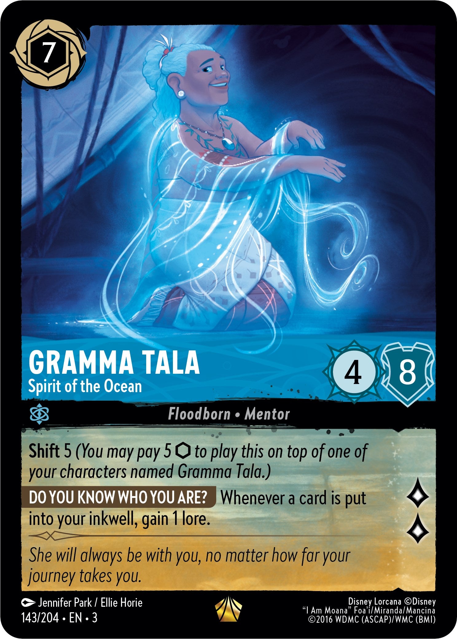 Image of Gramma Tala - Spirit of the Ocean (143/204) [Into the Inklands]