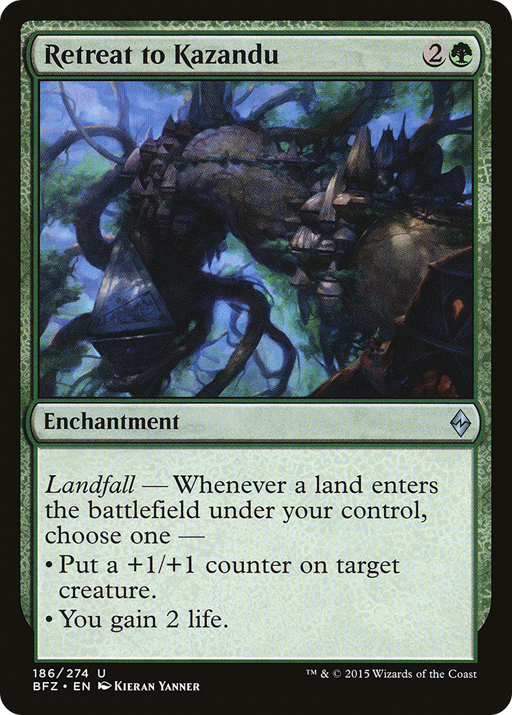 Image of Retreat to Kazandu [Battle for Zendikar]