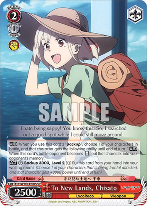 Image of To New Lands, Chisato (LRC/W105-E049S SR) [Lycoris Recoil]