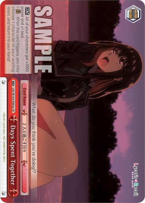 Image of Days Spent Together (a) (LRC/W105-E063a CR) [Lycoris Recoil]