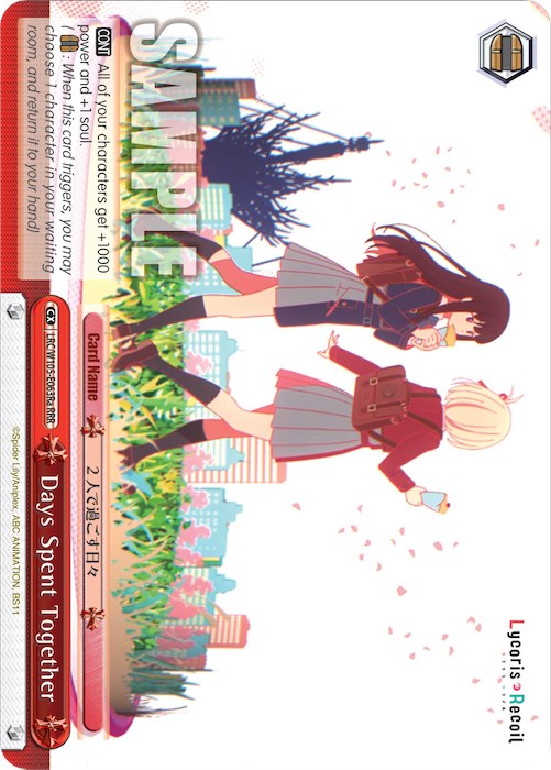 Image of Days Spent Together (a) (LRC/W105-E063Ra RRR) [Lycoris Recoil]