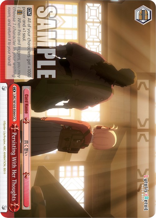 Image of Persisting With Her Thoughts (LRC/W105-E064 CC) [Lycoris Recoil]