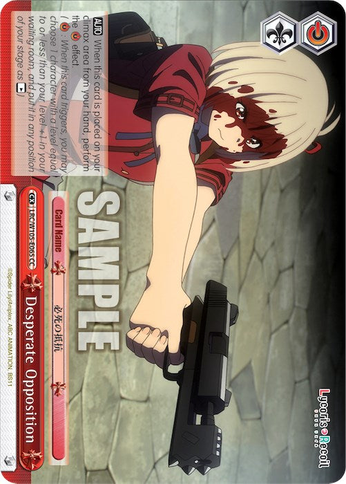 Image of Desperate Opposition (LRC/W105-E065 CC) [Lycoris Recoil]