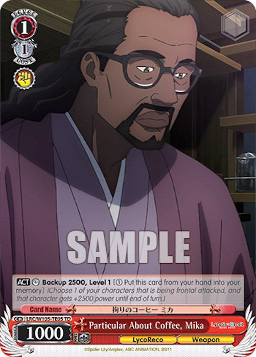 Image of Particular About Coffee, Mika (LRC/W105-TE05 TD) [Lycoris Recoil]