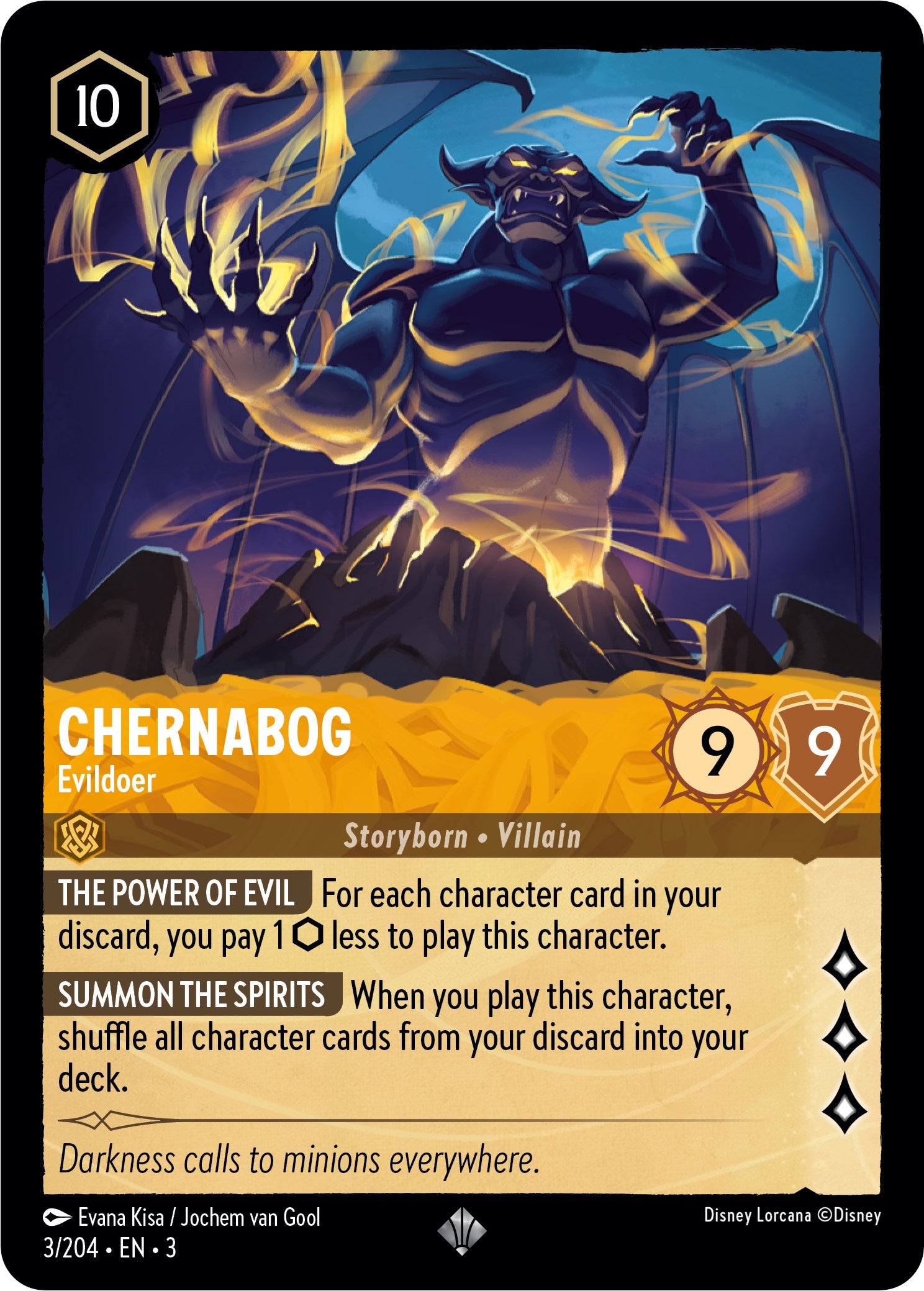 Image of Chernabog - Evildoer (3/204) [Into the Inklands]