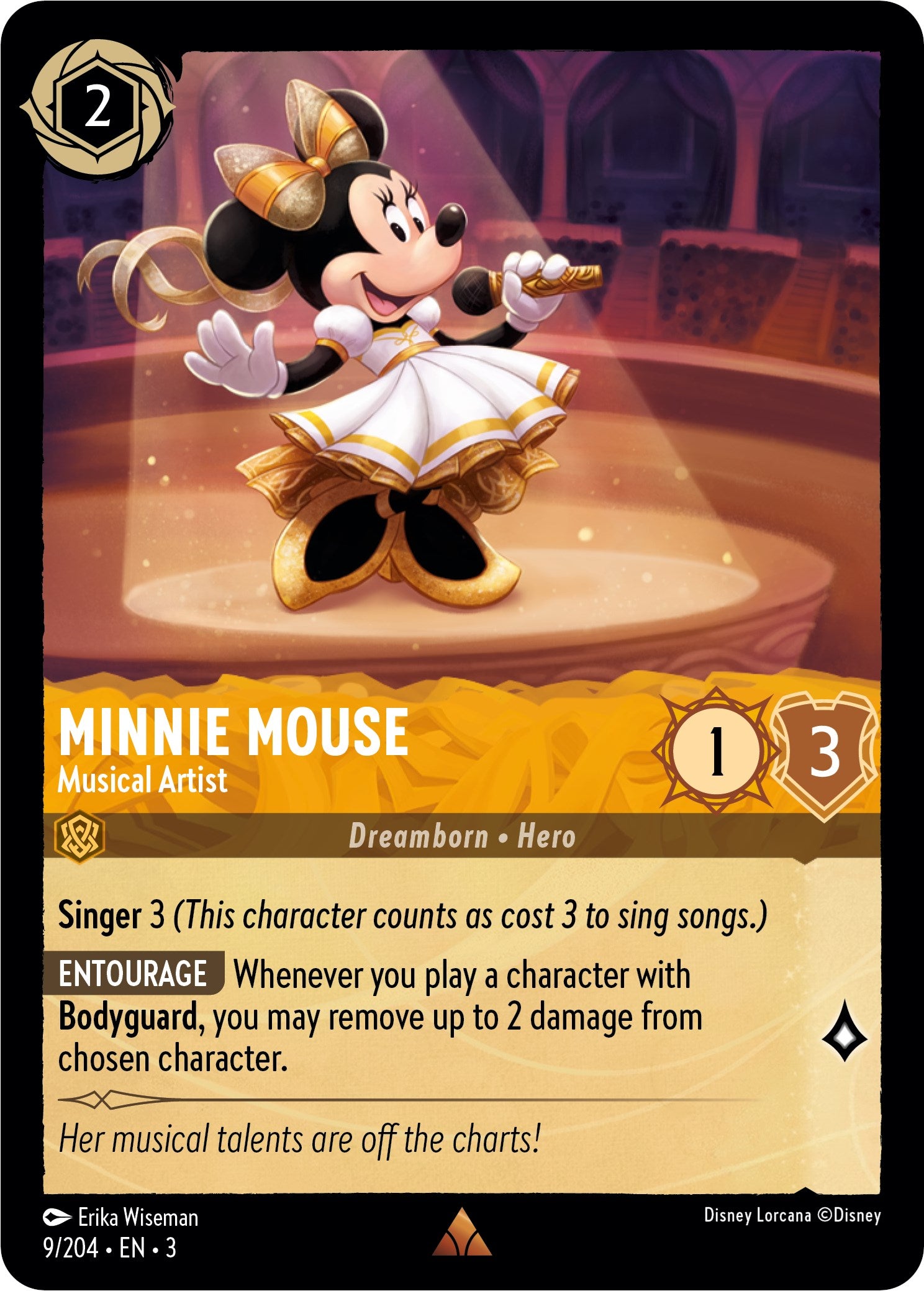 Image of Minnie Mouse - Musical Artist (9/204) [Into the Inklands]