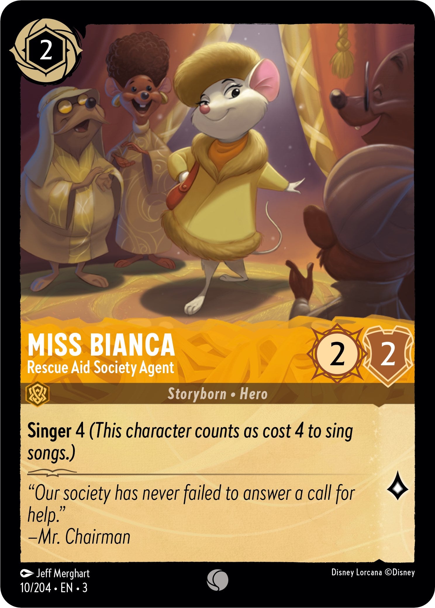 Image of Miss Bianca - Rescue Aid Society Agent (10/204) [Into the Inklands]