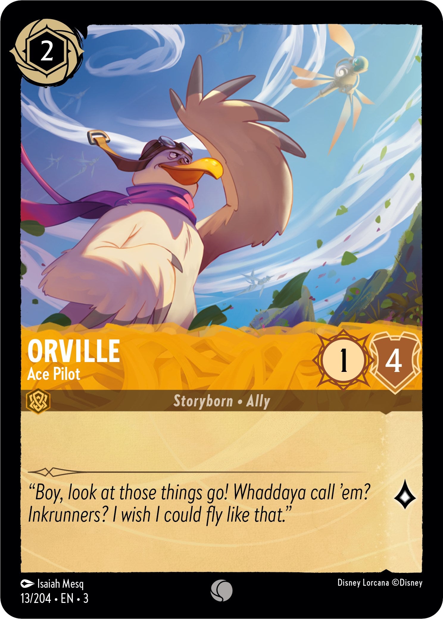 Image of Orville - Ace Pilot (13/204) [Into the Inklands]