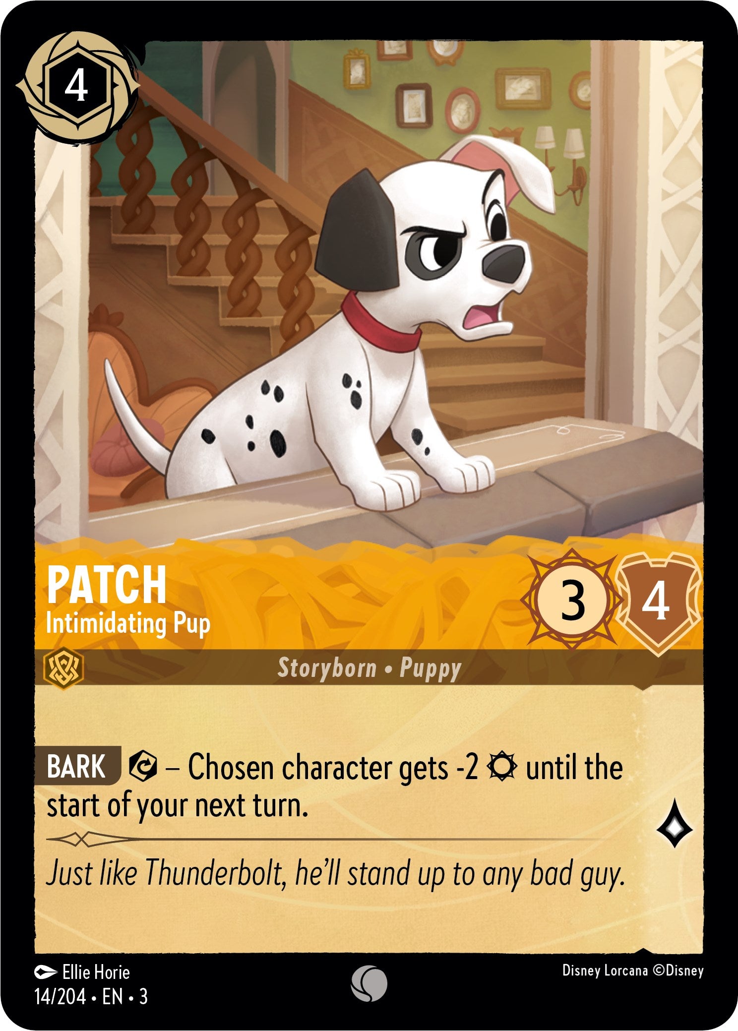 Image of Patch - Intimidating Pup (14/204) [Into the Inklands]