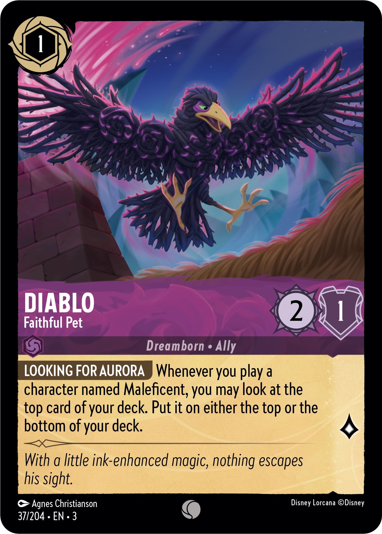 Image of Diablo - Faithful Pet (37/204) [Into the Inklands]