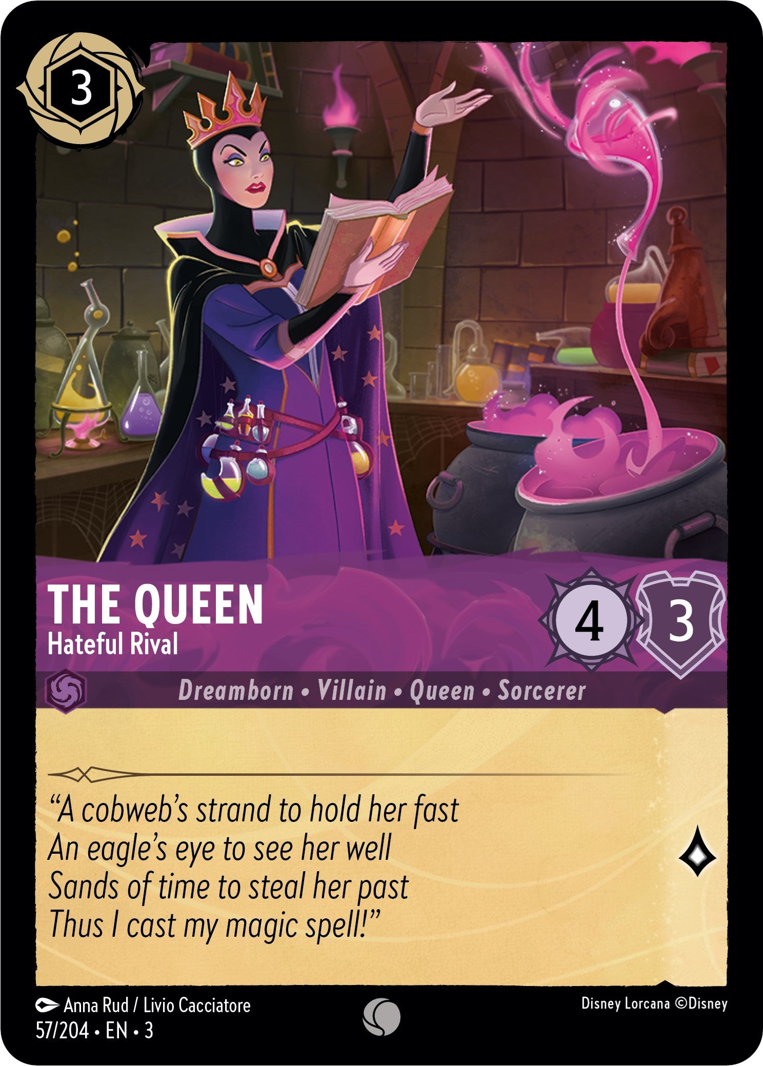 Image of The Queen - Hateful Rival (57/204) [Into the Inklands]