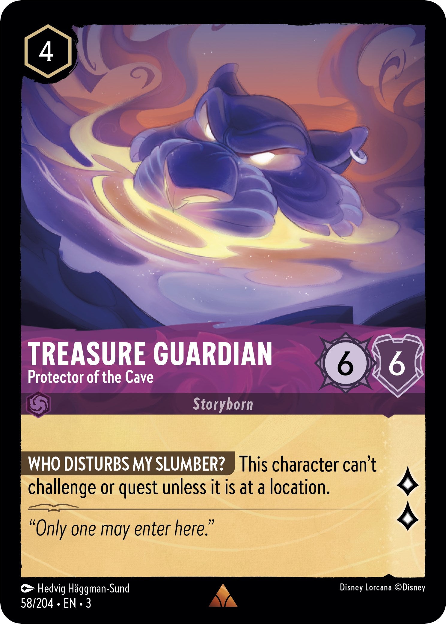 Image of Treasure Guardian - Protector of the Cave (58/204) [Into the Inklands]