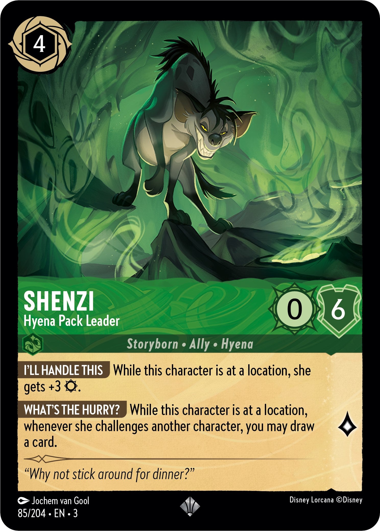 Image of Shenzi - Hyena Pack Leader (85//204) [Into the Inklands]