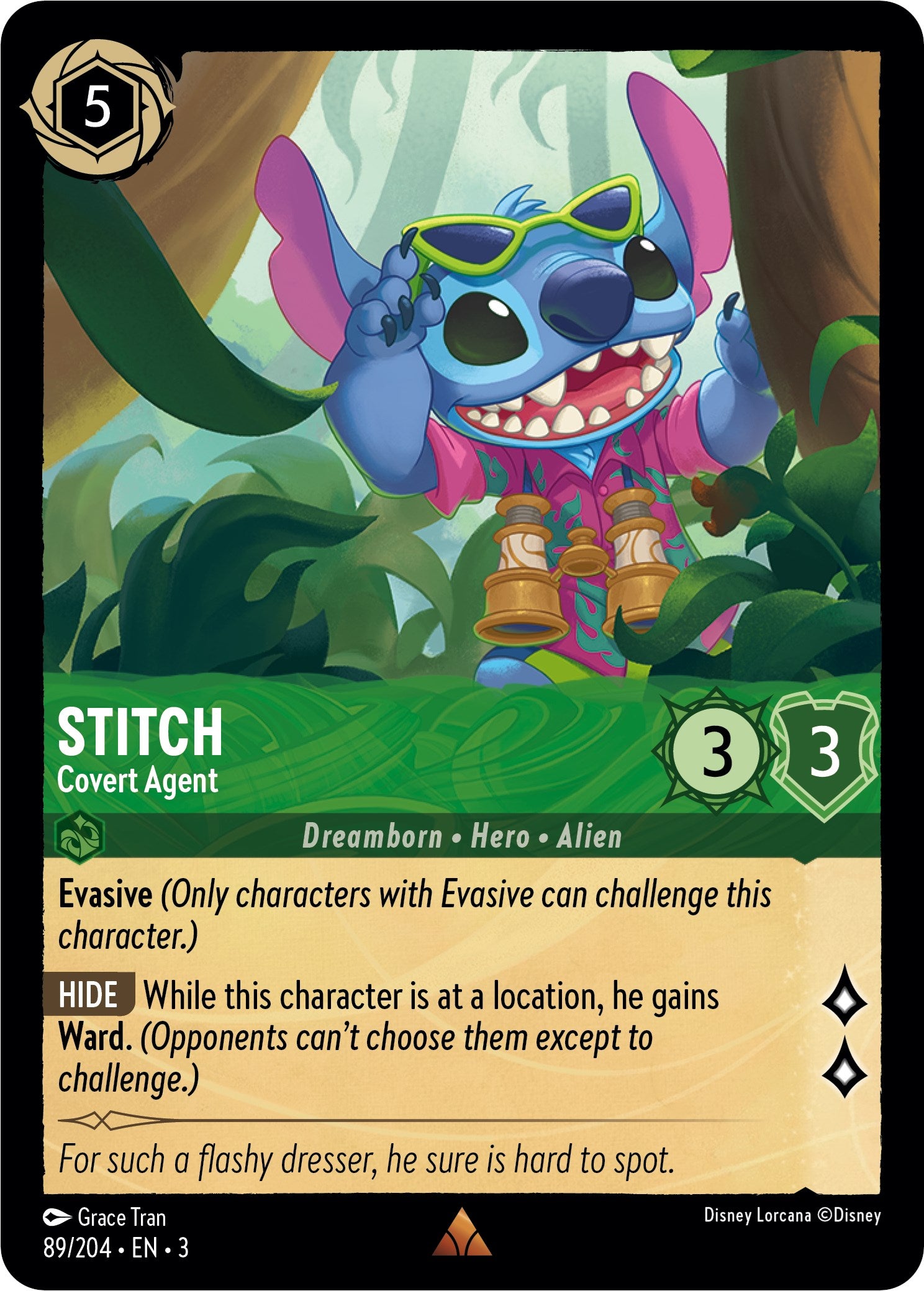 Image of Stitch - Covert Agent (89//204) [Into the Inklands]