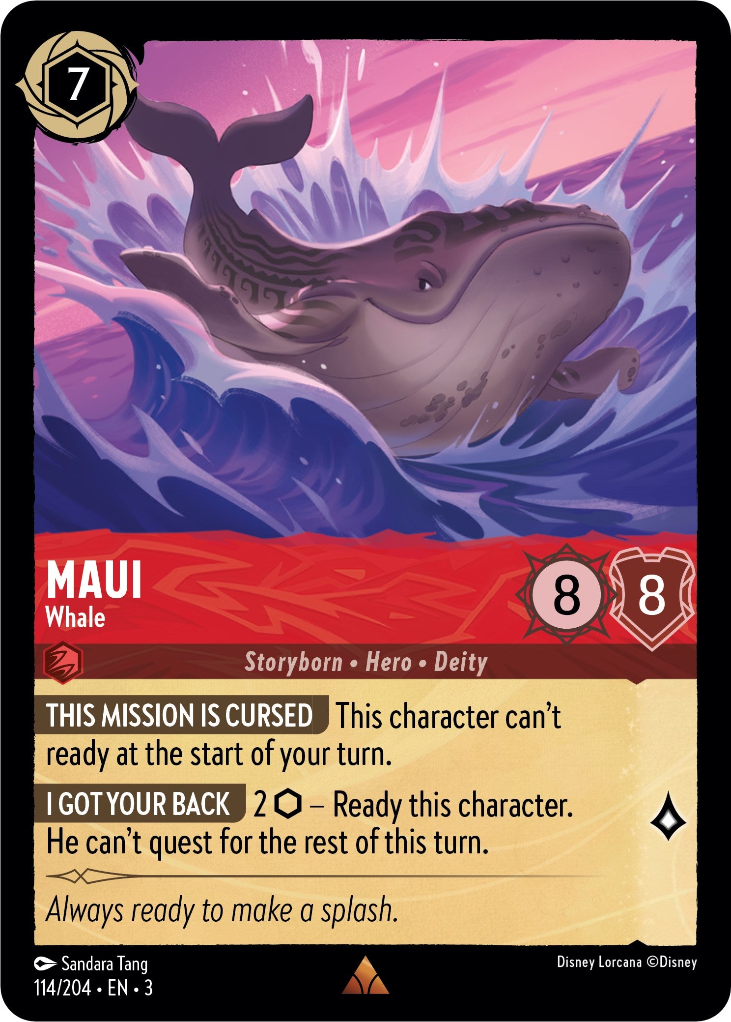 Image of Maui - Whale (114//204) [Into the Inklands]