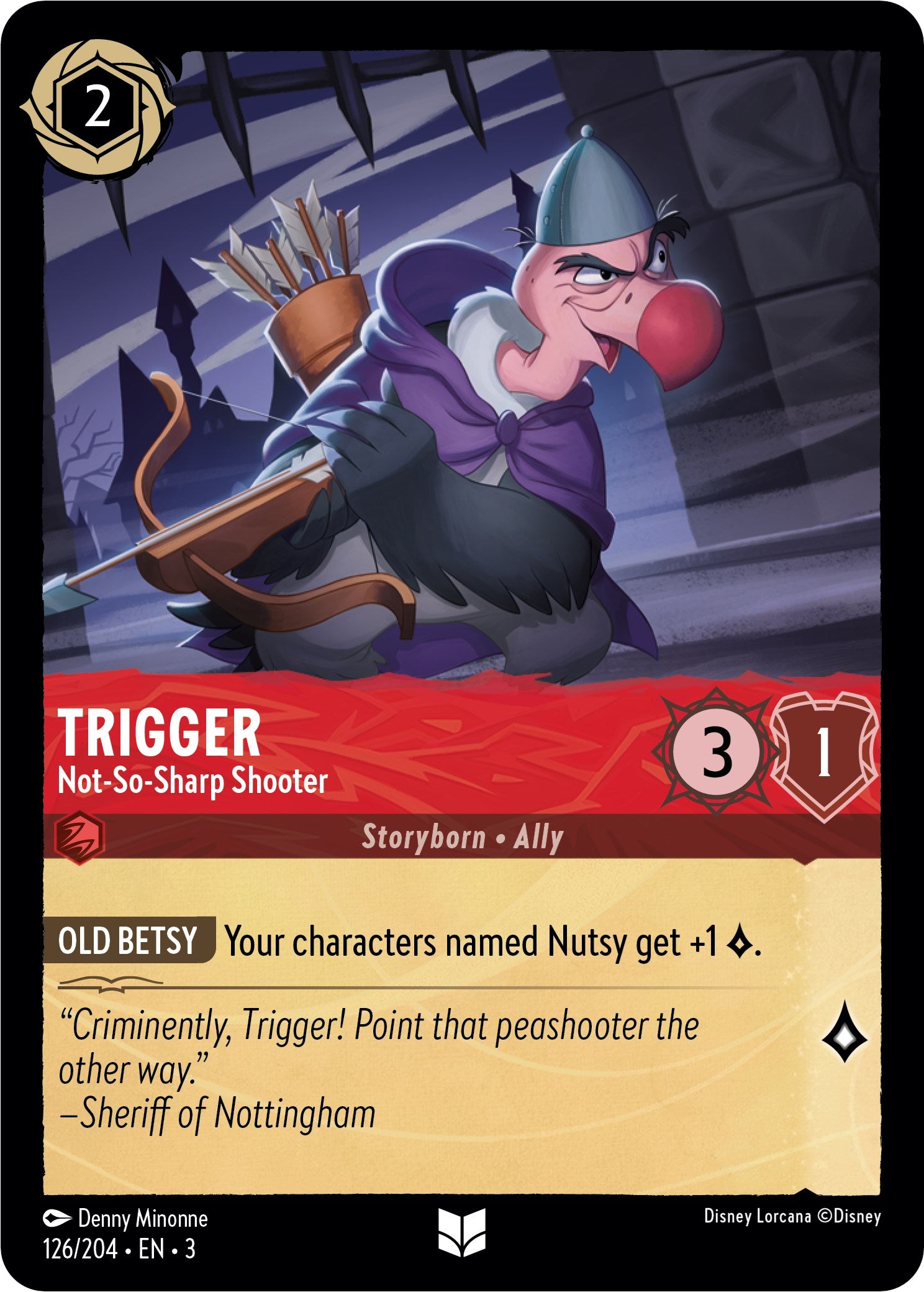 Image of Trigger - Not-So-Sharp Shooter (126//204) [Into the Inklands]