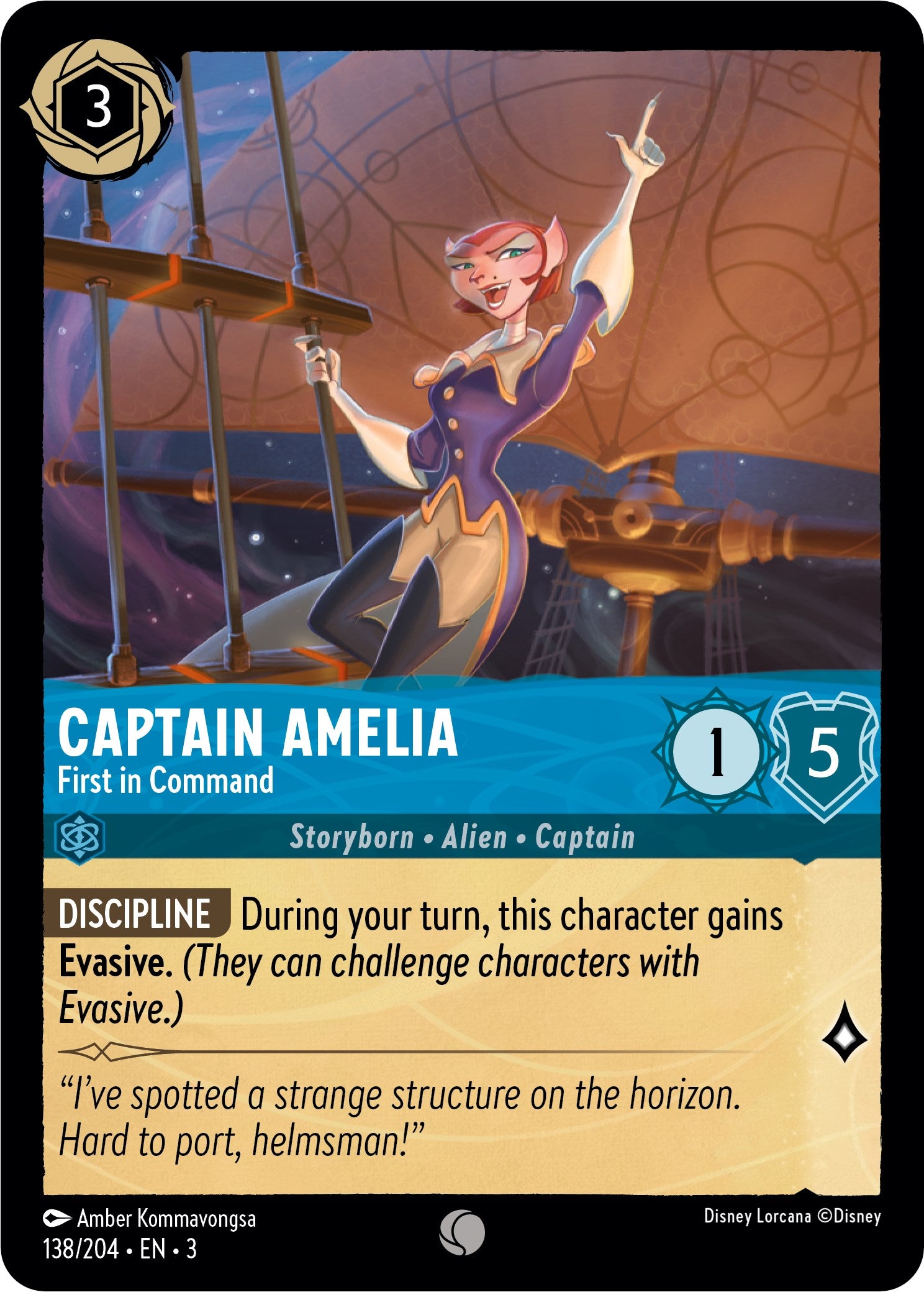 Image of Captain Amelia - First in Command (138//204) [Into the Inklands]