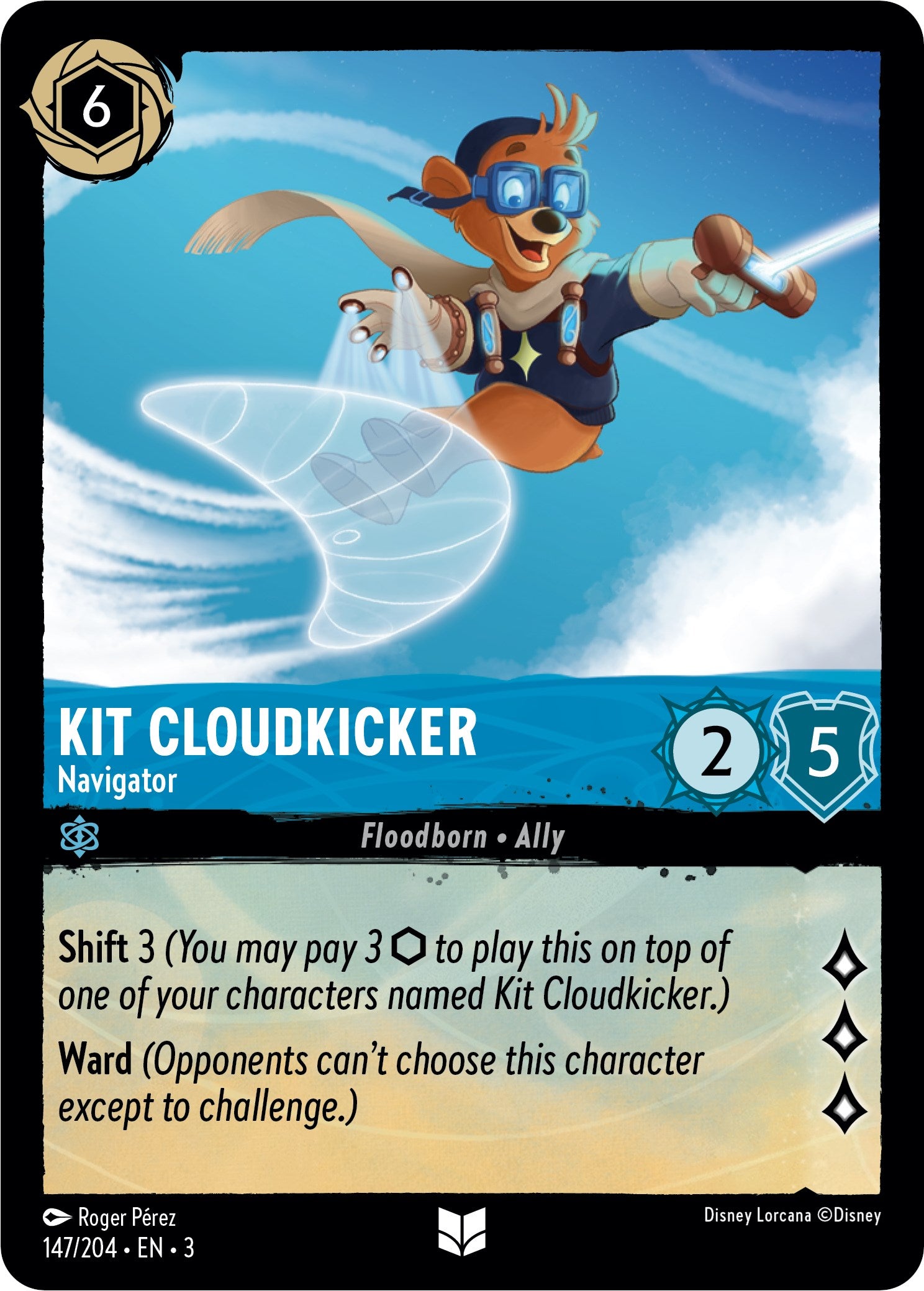 Image of Kit Cloudkicker - Navigator (147//204) [Into the Inklands]