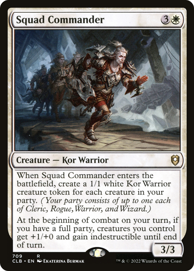 Image of Squad Commander [Commander Legends: Battle for Baldur's Gate]