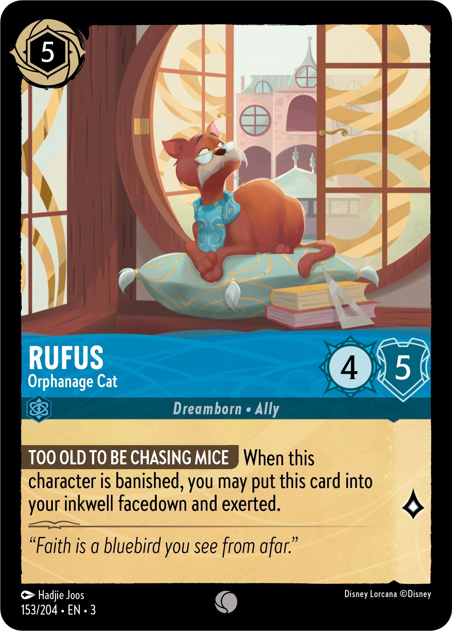 Image of Rufus - Orphanage Cat (153/204) [Into the Inklands]