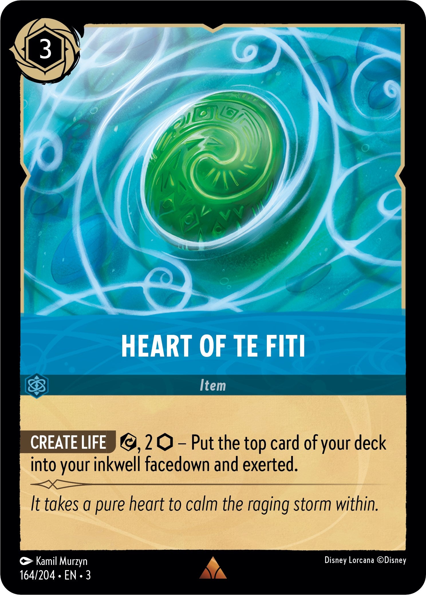 Image of Heart of Te Fiti (164//204) [Into the Inklands]