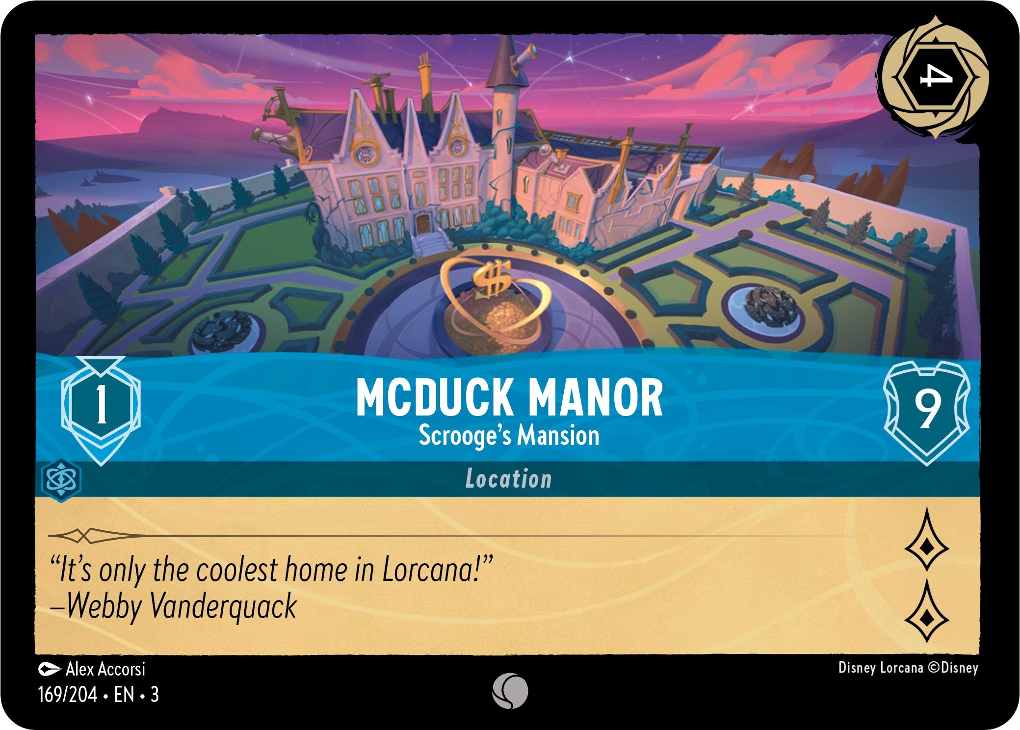 Image of McDuck Manor - Scrooge's Mansion (169/204) [Into the Inklands]