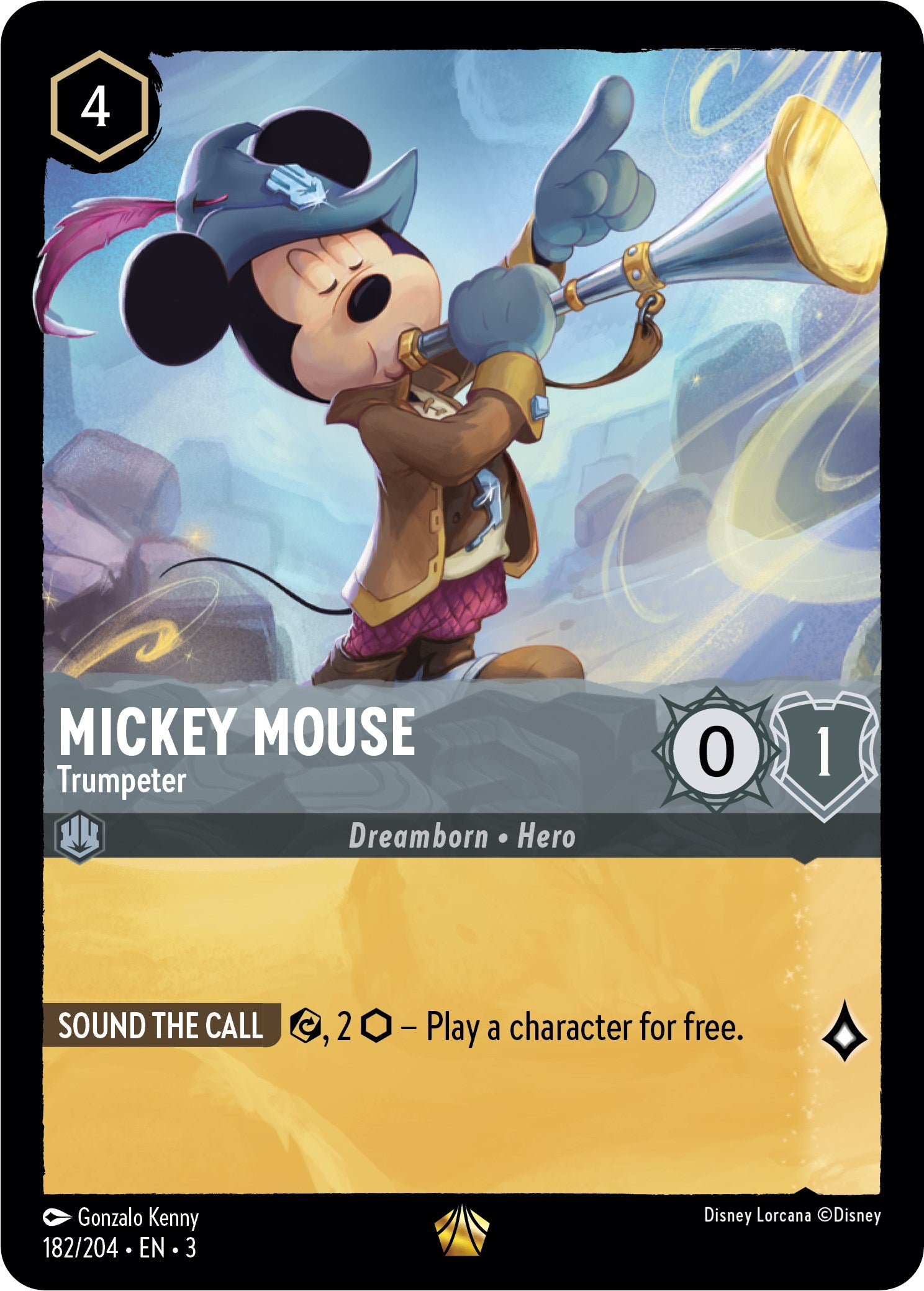 Image of Mickey Mouse -Trumpeter (182/204) [Into the Inklands]