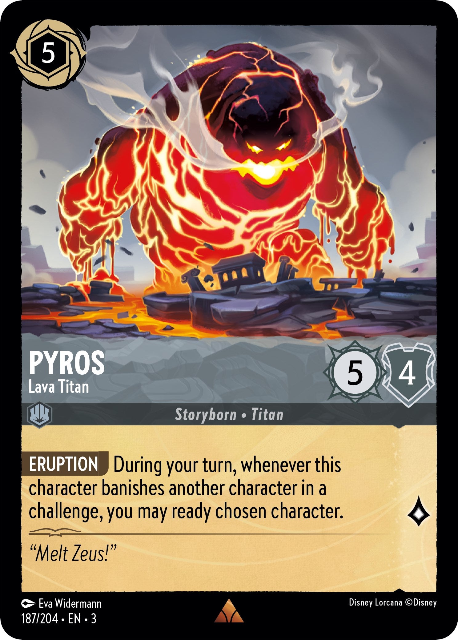 Image of Pyros - Lava Titan (187/204) [Into the Inklands]