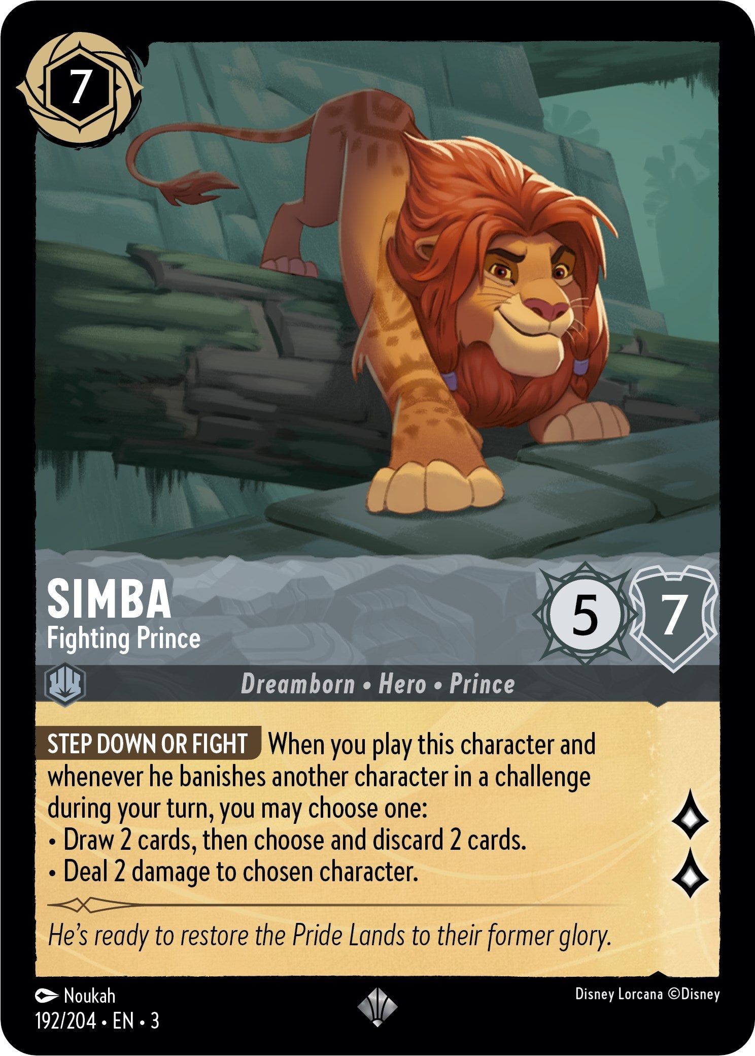 Image of Simba - Fighting Prince (192/204) [Into the Inklands]