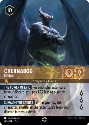 Image of Chernabog - Evildoer (Enchanted) (205/204) [Into the Inklands]
