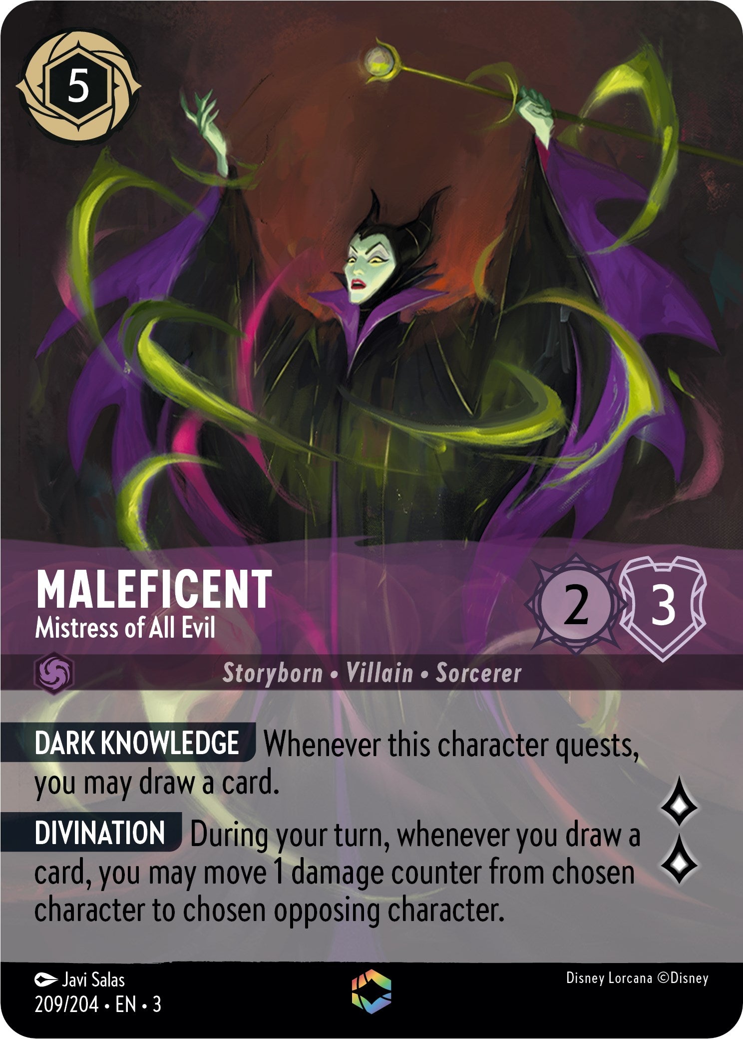 Image of Maleficent - Mistress of All Evil (Enchanted) (209/204) [Into the Inklands]