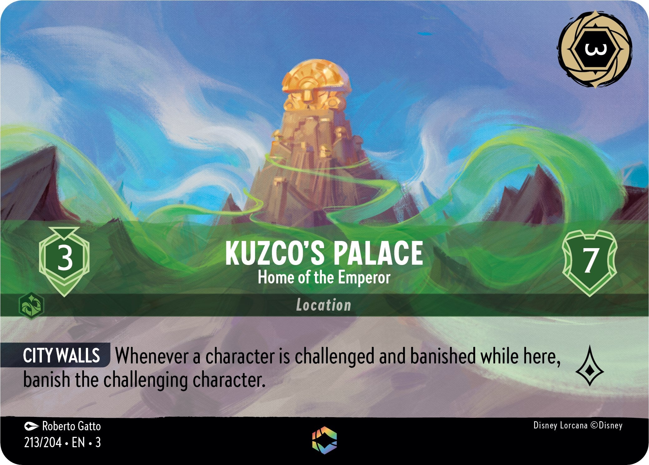 Image of Kuzco's Palace - Home of the Emperor (Enchanted) (213/204) [Into the Inklands]