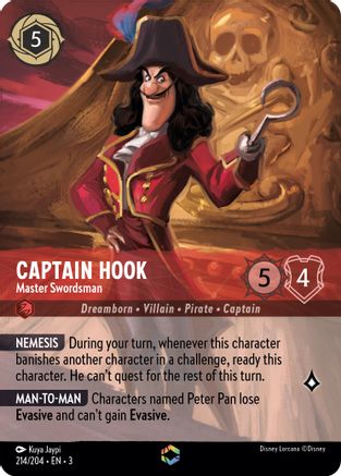 Image of Captain Hook - Master Swordsman (Enchanted) - Into the Inklands
