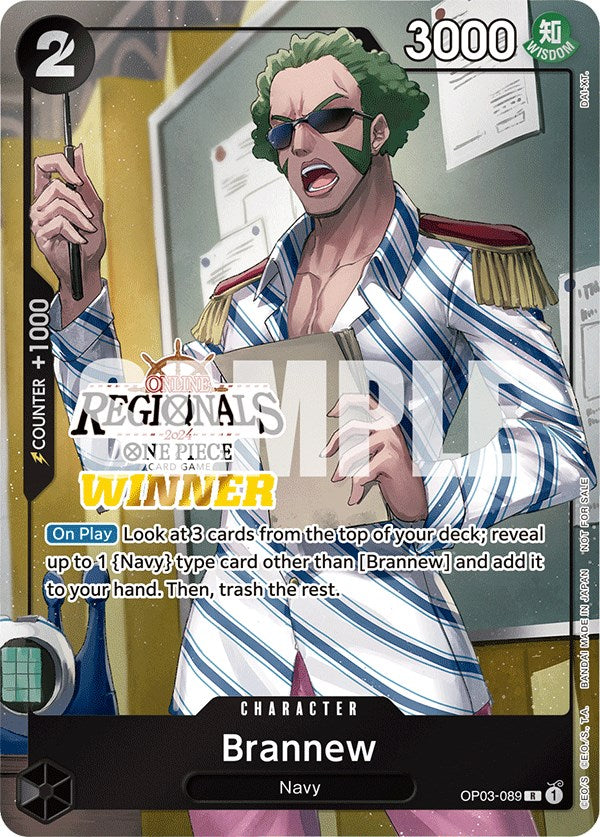 Image of Brannew (Online Regional 2024) [Winner] [One Piece Promotion Cards]