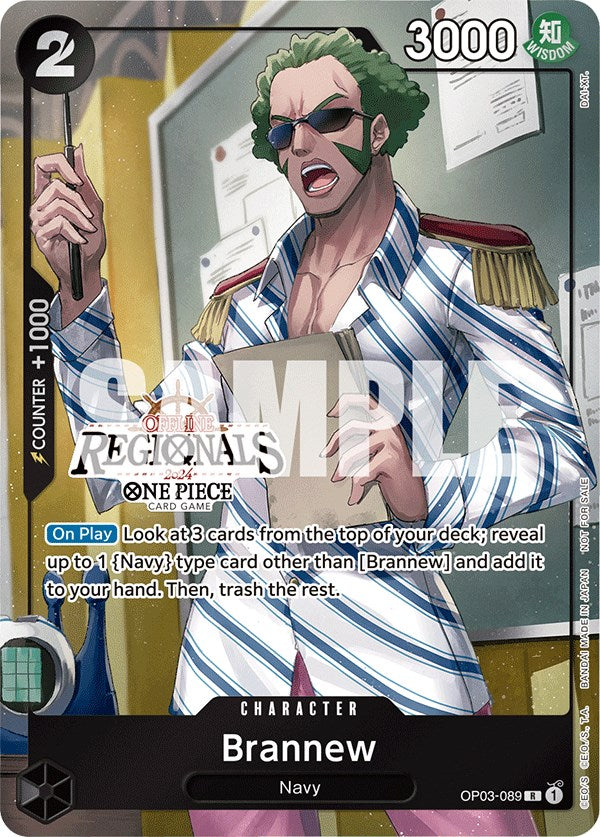 Image of Brannew (Offline Regional 2024) [Participant] [One Piece Promotion Cards]