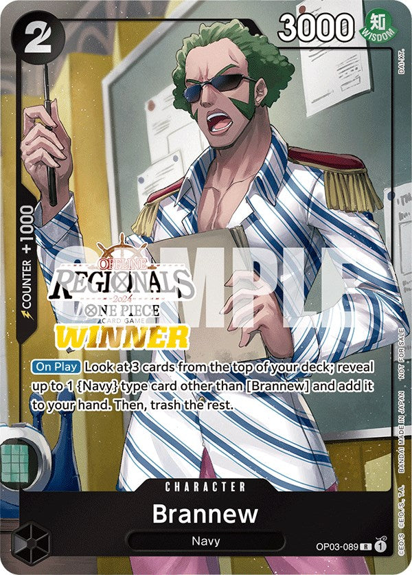 Image of Brannew (Offline Regional 2024) [Winner] [One Piece Promotion Cards]
