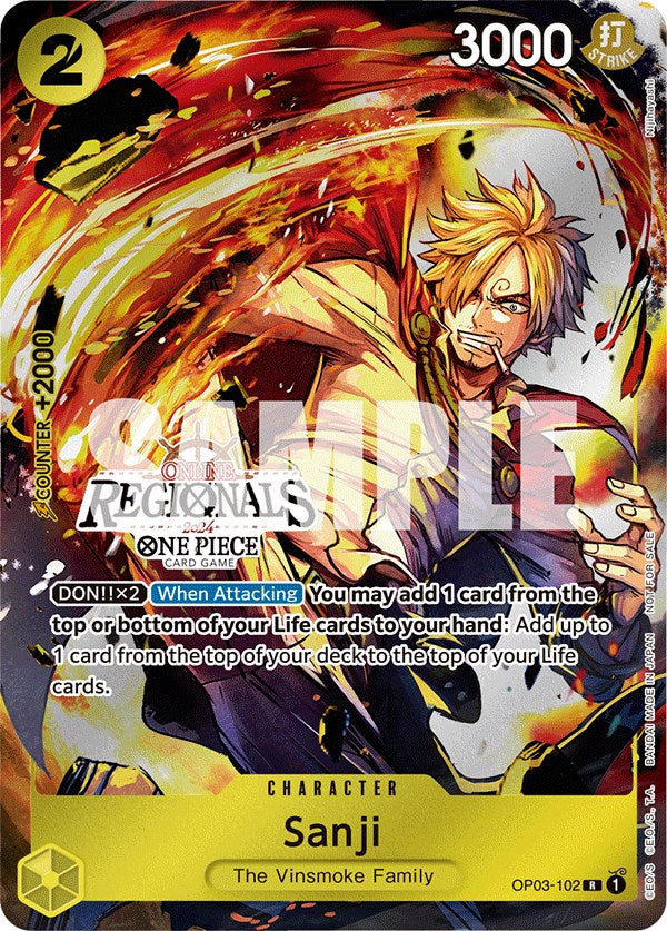 Image of Sanji (Online Regional 2024) [Participant] [One Piece Promotion Cards]