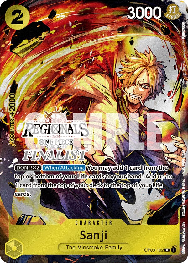 Image of Sanji (Online Regional 2024) [Finalist] [One Piece Promotion Cards]