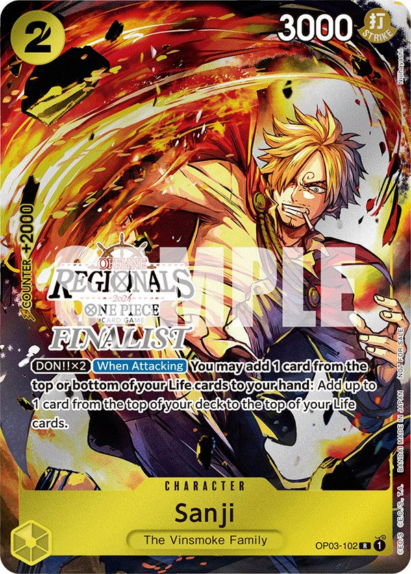 Image of Sanji (Offline Regional 2024) [Finalist] [One Piece Promotion Cards]