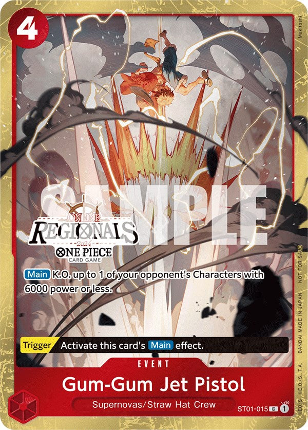 Image of Gum-Gum Jet Pistol (Online Regional 2024) [Participant] [One Piece Promotion Cards]