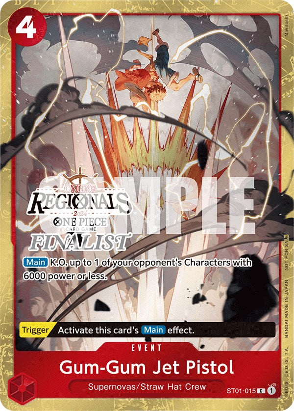 Image of Gum-Gum Jet Pistol (Online Regional 2024) [Finalist] [One Piece Promotion Cards]