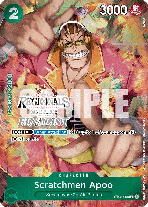 Scratchmen Apoo (Offline Regional 2024) [Finalist] [One Piece Promotion Cards]