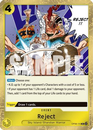 Image of Reject [Wings of the Captain]