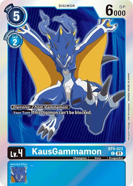 Image of KausGammamon [BT9-023] (Double Pack Set 02) [X Record]