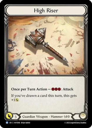 Image of High Riser [HVY049] (Heavy Hitters)  Cold Foil