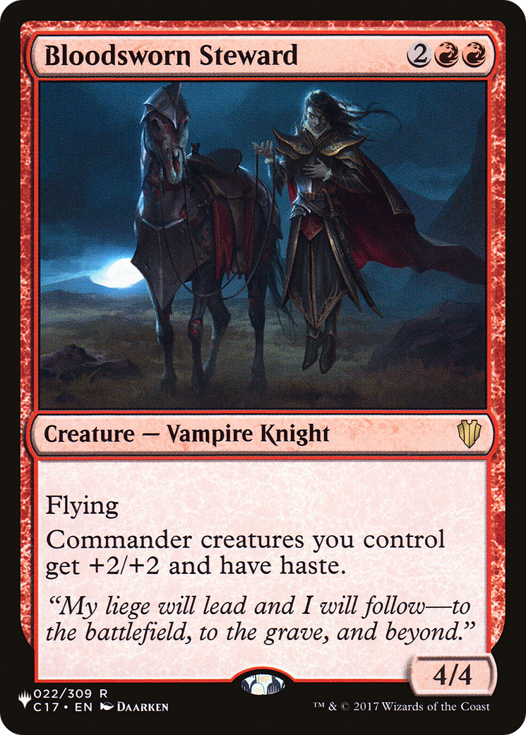 Image of Bloodsworn Steward [Secret Lair: Heads I Win, Tails You Lose]