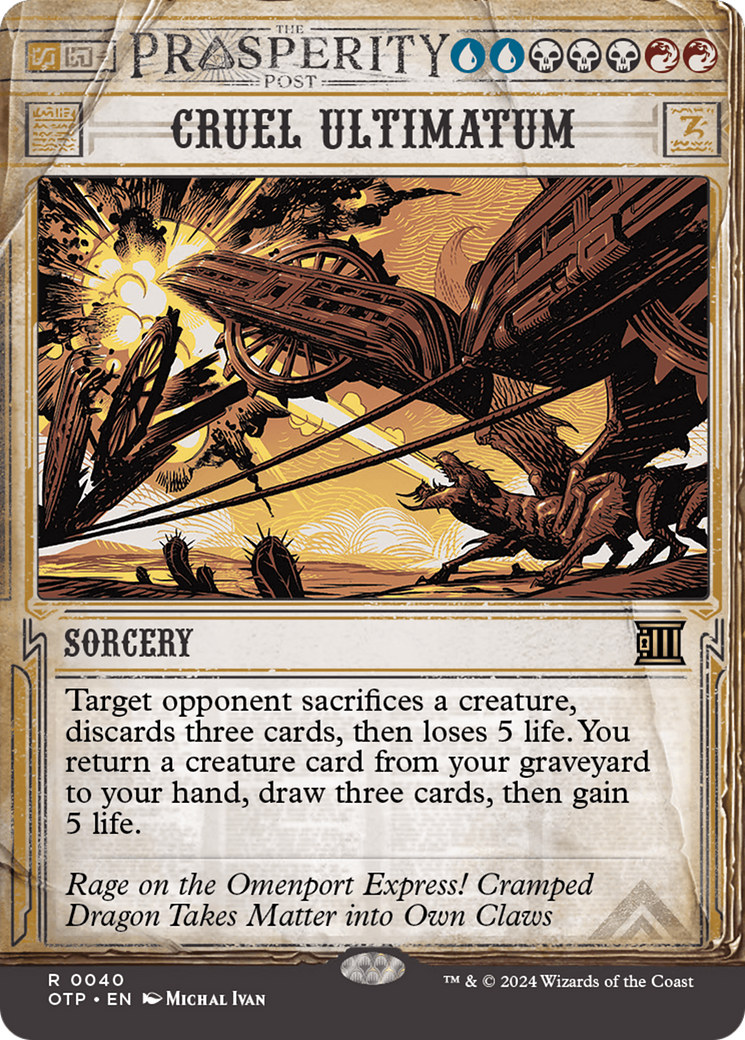 Image of Cruel Ultimatum [Outlaws of Thunder Junction: Breaking News]